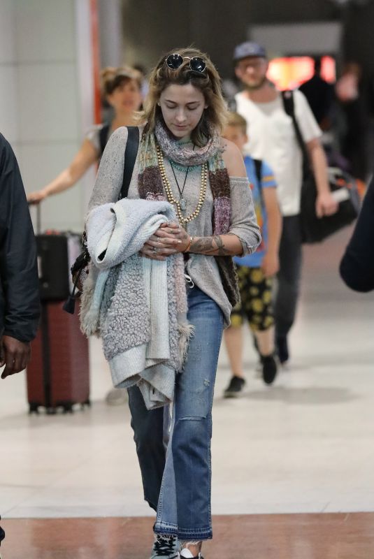 PARIS JACKSON Arrives at Airport in Paris 05/24/2018