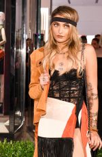PARIS JACKSON at Longchamp Fifth Avenue Store Opening in New York 05/03/2018
