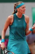 PETRA KVITOVA at French Open Tennis Tournament in Paris 05/28/2018