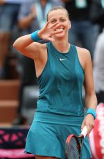 PETRA KVITOVA at French Open Tennis Tournament in Paris 05/28/2018