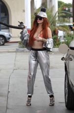 PHOEBE PRICE at a Gas Station in Beverly Hills 05/18/2018