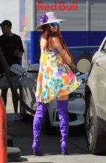 PHOEBE PRICE at a Gas Station in Hollywood 05/04/2018