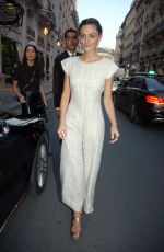 PHOEBE TONKIN Leaves Bristol Hotel in Paris 05/03/2018