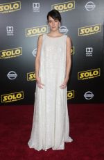 PHOEBE WALLER-BRIDGE at Solo: A Star Wars Story Premiere in Los Angeles 05/10/2018