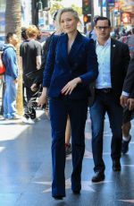 POM KLEMENTIEFF at Zoe Saldana Star on the Hollywood Walk of Fame Ceremnoy in Los Angeles 05/03/2018