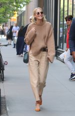 POPPY DELEVINGNE Arrives at Build Series in New York 05/03/2018
