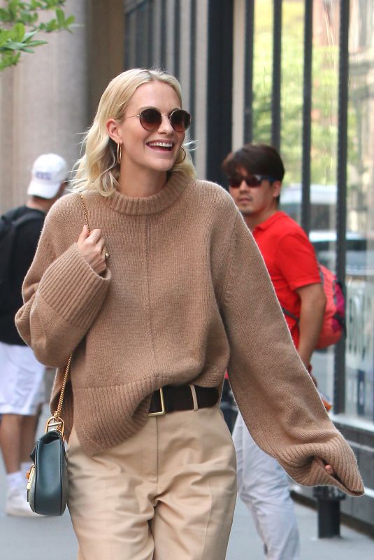 POPPY DELEVINGNE Arrives at Build Series in New York 05/03/2018