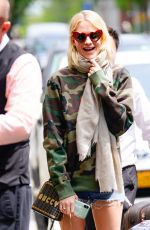POPPY DELEVINGNE Out on Madison Avenue in New York 05/05/2018