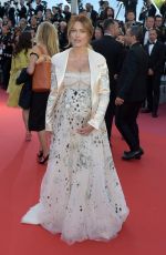 Pregnant CAROLINE RECEVEUR at Girls of the Sun Premiere at Cannes Film Festival 05/12/2018