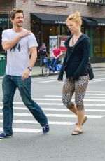 Pregnant CLAIRE DANES and Hugh Dancy Out in New York 05/29/2018