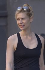 Pregnant CLAIRE DANES Out and About in New York 05/03/2018