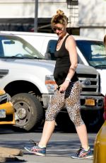 Pregnant CLAIRE DANES Out and About in New York 05/03/2018