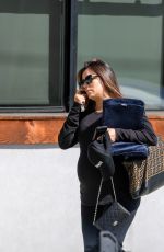 Pregnant EVA LONGORIA Leaves a Hair Salon in Los Angeles 05/25/2018