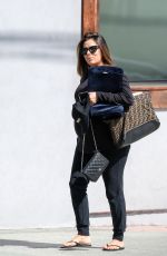 Pregnant EVA LONGORIA Leaves a Hair Salon in Los Angeles 05/25/2018