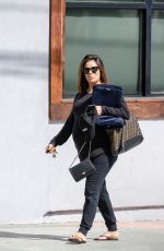 Pregnant EVA LONGORIA Leaves a Hair Salon in Los Angeles 05/25/2018