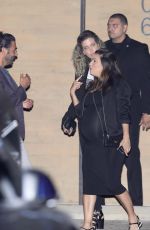 Pregnant EVA LONGORIA Out for Dinner at Nobu in Los Angeles 05/19/2018