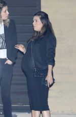 Pregnant EVA LONGORIA Out for Dinner at Nobu in Los Angeles 05/19/2018