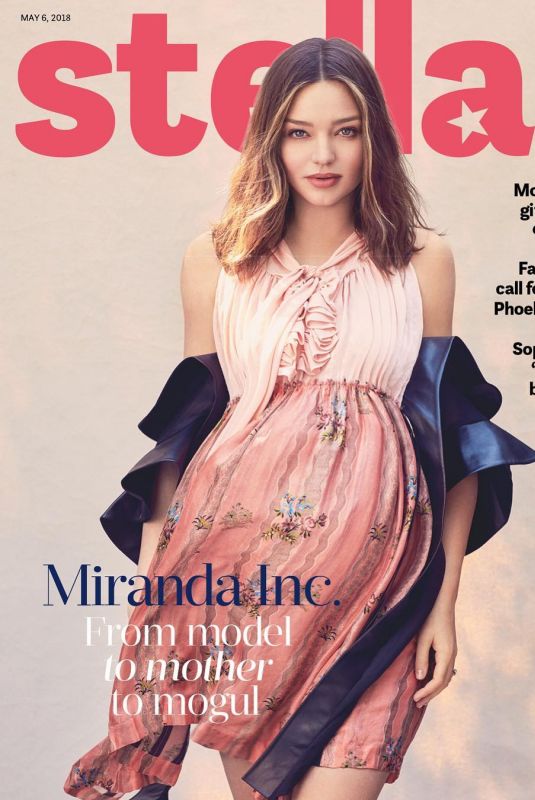 Pregnant MIRANDA KERR in Stellar Magazine, May 2018