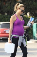 Pregnant STACY KEIBLER at Bristol Farms in Beverly Hills 05/23/2018