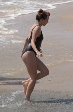 Pregnant TROIAN BELLISARIO in Swimsuit at a Beach in Mykonos 05/25/2018