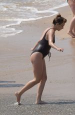 Pregnant TROIAN BELLISARIO in Swimsuit at a Beach in Mykonos 05/25/2018