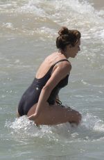 Pregnant TROIAN BELLISARIO in Swimsuit at a Beach in Mykonos 05/25/2018