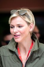 PRINCESS CHARLENE at 2nd F1 Practice Session at Monaco Gran Prix 05/26/2018