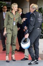 PRINCESS CHARLENE at 2nd F1 Practice Session at Monaco Gran Prix 05/26/2018