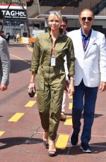PRINCESS CHARLENE at 2nd F1 Practice Session at Monaco Gran Prix 05/26/2018