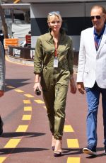 PRINCESS CHARLENE at 2nd F1 Practice Session at Monaco Gran Prix 05/26/2018