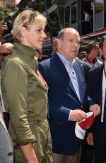 PRINCESS CHARLENE at 2nd F1 Practice Session at Monaco Gran Prix 05/26/2018