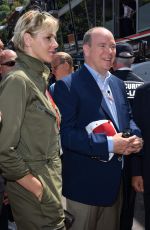PRINCESS CHARLENE at 2nd F1 Practice Session at Monaco Gran Prix 05/26/2018