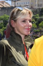 PRINCESS CHARLENE at 2nd F1 Practice Session at Monaco Gran Prix 05/26/2018