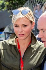 PRINCESS CHARLENE at 2nd F1 Practice Session at Monaco Gran Prix 05/26/2018