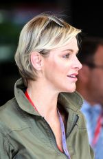 PRINCESS CHARLENE at 2nd F1 Practice Session at Monaco Gran Prix 05/26/2018