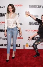 QUINN SHEPHARD and NADIA ALEXANDER at American Animals Premiere in New York