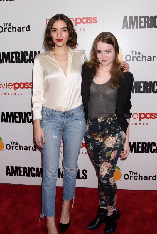 QUINN SHEPHARD and NADIA ALEXANDER at American Animals Premiere in New York