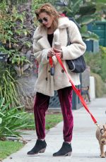 RACHAEL TAYLOR Out With Her Dog in Los Angeles 05/12/2018