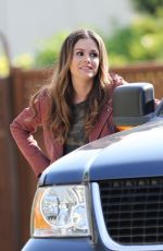 RACHEL BILSON and Eddie Cibrian on the Set of Take Two in New Westminster 05/17/2018