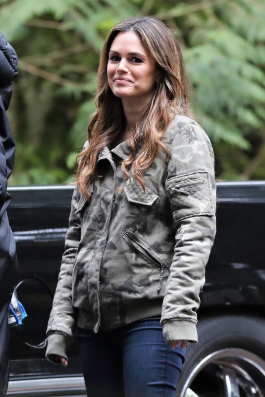 RACHEL BILSON on the Set of Take Two in Vancouver 04/30/2018