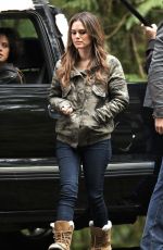 RACHEL BILSON on the Set of Take Two in Vancouver 04/30/2018