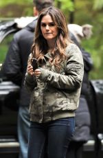 RACHEL BILSON on the Set of Take Two in Vancouver 04/30/2018