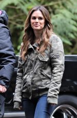 RACHEL BILSON on the Set of Take Two in Vancouver 04/30/2018