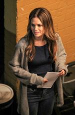 RACHEL BISLON on the Set of Take Two in Vancouver 05/15/2018