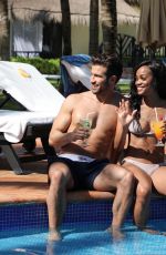 RACHEL LINDSAY in Bikini at Riviera Maya in Mexico 05/29/2018