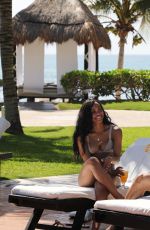 RACHEL LINDSAY in Bikini at Riviera Maya in Mexico 05/29/2018