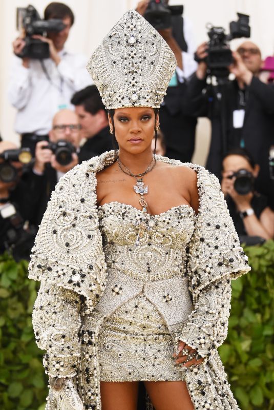 RIHANNA at MET Gala 2018 in New York 05/07/2018