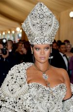 RIHANNA at MET Gala 2018 in New York 05/07/2018