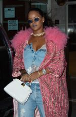 RIHANNA Leaves Her Hotel in New York 05/05/2018