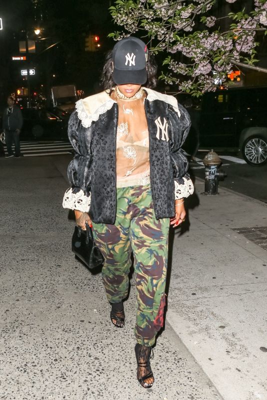 RIHANNA Night Out in New York 05/05/2018